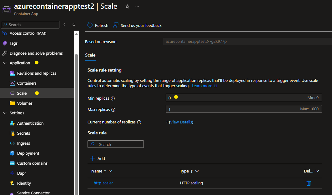 Scale Settings