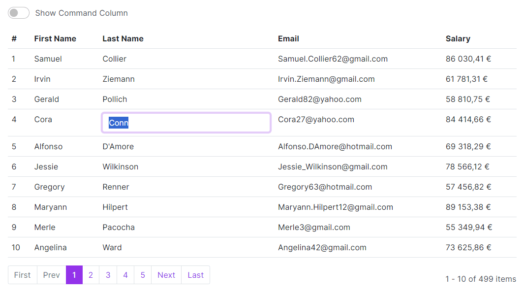 Feature Rapid Editing Mode